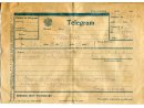 Telegram wysłany z obozu starobielskiego przez Teofila Struzikiewicza do Ignacego Struzikiewicza 22 III 1940r.