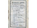 Świadectwo szkolne Jana Kowalskiego stwierdzające uczęszczanie w 1918 roku do szkoły powszechnej  w Chełmcach 