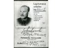 Fotografia Henryka Jakubowskiego i fotokopia jego legitymacji.