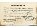 Legitymacja nr 3075 uprawniająca mjr. Bieńkowskiego Henryka do noszenia odznaki 1 baonu sap. legionów