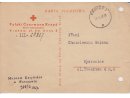 Pismo- informacja Polskiego Czerwonego Krzyża z dnia 22 I 1949 z Krakowa o Chmielewskim Stanisławie- ppor. 