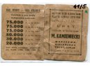 Druk z Kolektury Loterii Klasowej nr 95 Polskiego Monopolu Loteryjnego nr 81777.