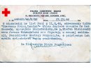 Karta Polskiego Czerwonego Krzyża w Londynie nr 048422/46/9/SK skierowana do Wiśniewskiej Irminy z 27 IV 1946.