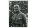Fotografia z autografem: Wiktor Fucik w mundurze.