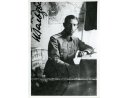 Fotografia: Izaak Goldwicht w mundurze oficera rosyjskiego z autografem po rosyjsku.