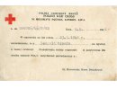 Karta z Polskiego Czerwonego Krzyża w Londynie z dn. 9 IX 1946r. wysłana do Cecylii Rąpała w Lublińcu w odpowiedzi na list z dn. 23 V 1946r. w sprawie Leopolda Rąpały