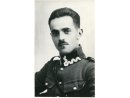 Fotografia: Kapitan Mieczysław Ganter w mundurze.